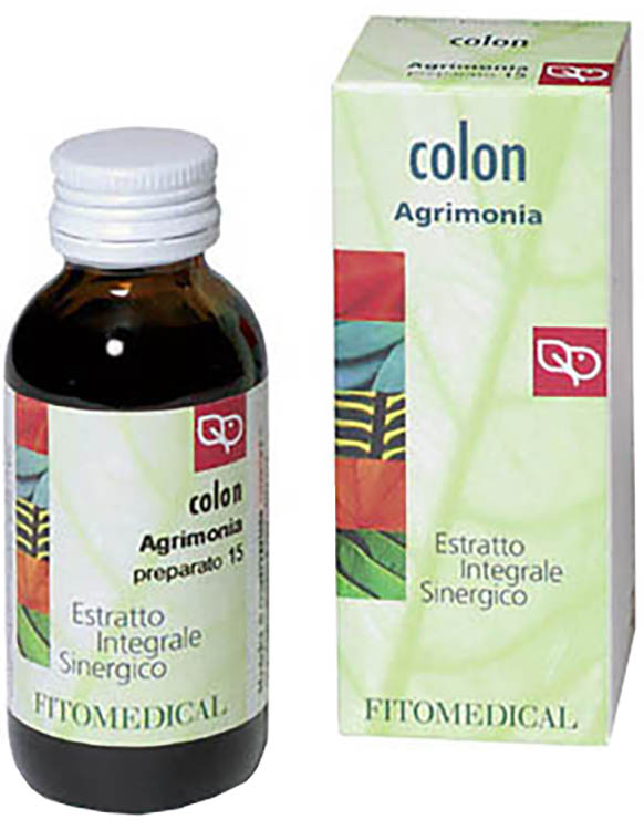 AGRIMONIA COLON ESTRATTO INTEGRALE SINERGICO 60 ML PREPARATO 15 - goldeneffe.it