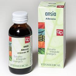 ALBIZZIA ANSIA ESTRATTO INTEGRALE SINERGICO 60 ML PREPARATO 18 - goldeneffe.it