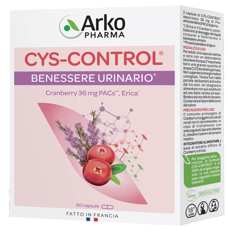 CYS-CONTROL 60 CAPSULE - goldeneffe.it