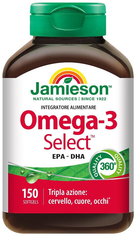 JAMIESON OMEGA-3 SELECT 150 PERLE - goldeneffe.it