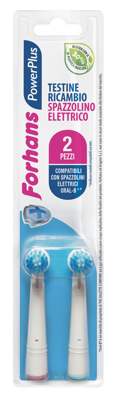 FORHANS POWER PLUS TESTINA 2 PEZZI RICAMBIO - goldeneffe.it