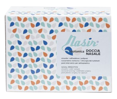 SOLUZIONE FISIOLOGICA ISOTONICA STERILE NASIR IN SCATOLA CON10 SACCHE VERSIONE LUER LOCK DA 250ML - goldeneffe.it