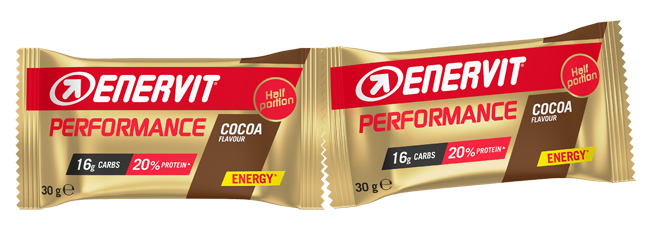 ENERVIT SPORT PERFORMANCE BAR CACAO 2 X 30 G - goldeneffe.it
