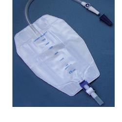 SACCA RACCOGLI URINA DA GAMBA PER INCONTINENZA 3 CAMERE COMFORT 500 ML STERILE IN PVC LATO RIVESTITO TNT CON TUBO DIRITTO 10 CM 8 PEZZI - goldeneffe.it