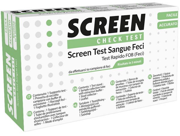SCREEN TEST RAPIDO PRESENZA DI SANGUE OCCULTO NELLE FECI SCREEN TEST FOB - goldeneffe.it
