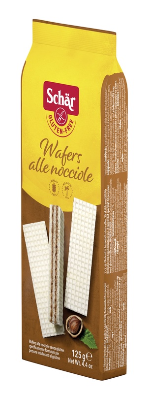 SCHAR WAFERS ALLE NOCCIOLE 125 G - goldeneffe.it