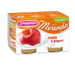 PLASMON OMOGENEIZZATO YOGURT MELA 120 G X 2 PEZZI - goldeneffe.it