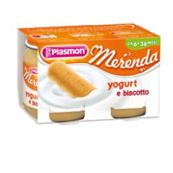 PLASMON OMOGENEIZZATO YOGURT BISCOTTO 120 G X 2 PEZZI - goldeneffe.it