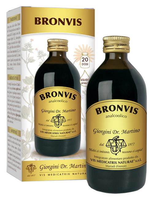 BRONVIS LIQUIDO ANALCOLICO 200 ML - goldeneffe.it