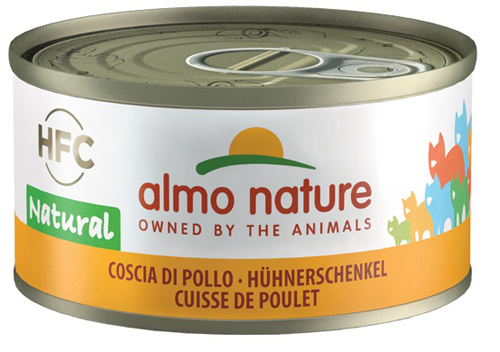 ALMO NATURE CAT COSCIA POLLO 70 G - goldeneffe.it