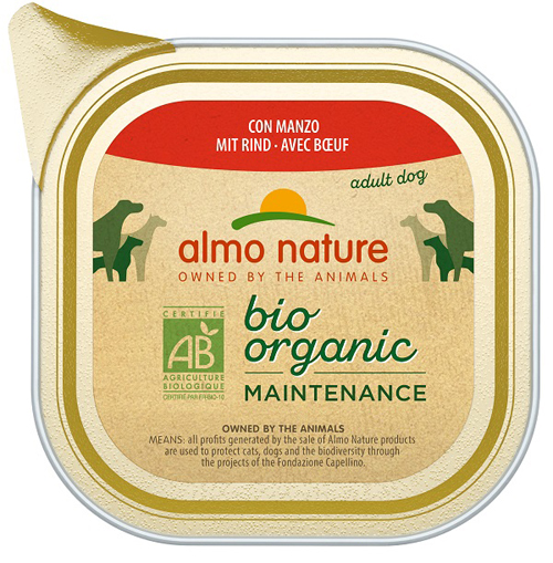 DAILY MENU BIO DOG MANZO 100 G - goldeneffe.it