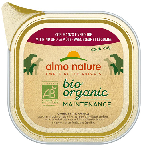 DAILY MENU BIO DOG MANZO E VERDURE 100 G - goldeneffe.it