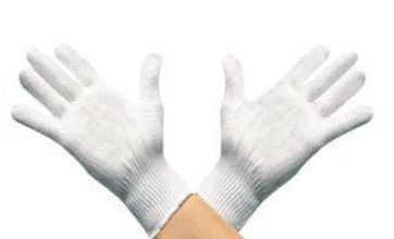 GUANTO CHIRURGICO IN COTONE BIANCO MISURA 7,5 1PAIO - goldeneffe.it
