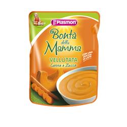 PLASMON POUCHES VELLUTATA DI CAROTE E ZUCCA 180 G - goldeneffe.it