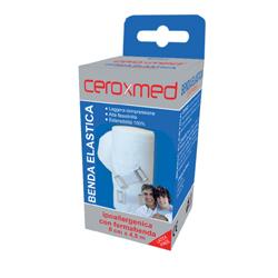BENDA ELASTICA CEROXMED 8X450 CM CON GANCIO 1 PEZZO - goldeneffe.it