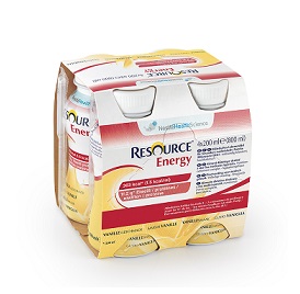 RESOURCE ENERGY VANIGLIA 4 BOTTIGLIE 200 ML NUOVO PACKAGING - goldeneffe.it