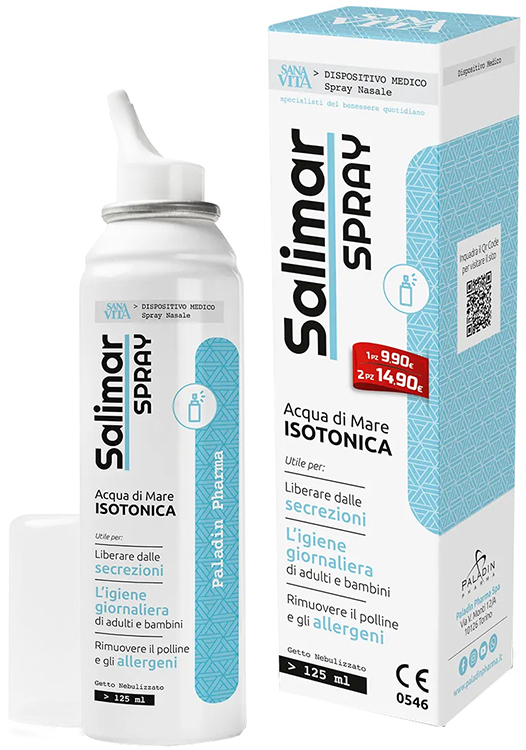 SANAVITA SALIMAR SPRAY NASALE NEW 125 ML - goldeneffe.it
