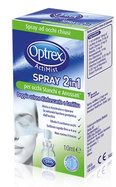 SPRAY OCULARE OPTREX ACTIMIST 2IN1 OCCHI STANCHI E ARROSSATI 1 PEZZO - goldeneffe.it