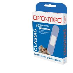 CEROXMED CLASSIC TRASPARENTI 7,2 CM X 1,9 CM 20 CEROTTI MEDI - goldeneffe.it