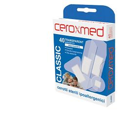 CEROXMED CLASSIC TRASPARENTI 40 CEROTTI ASSORTITI - goldeneffe.it
