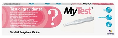 TEST DI GRAVIDANZA RAPIDO HCG MYTEST 1 PEZZO - goldeneffe.it