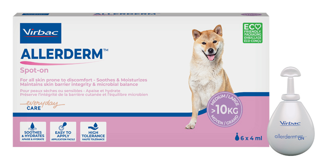ALLERDERM SPOT ON CANI SUPERIORI A 10 KG 6 PIPETTE 4 ML - goldeneffe.it