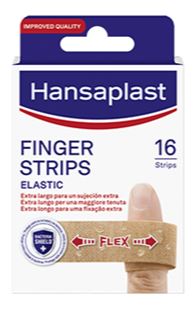 CEROTTI PER LE DITA ELASTICO FINGER STRIP 16 PEZZI - goldeneffe.it