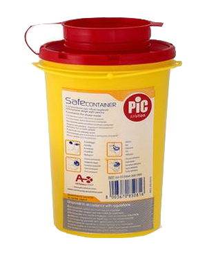 CONTENITORE DI SICUREZZA PER TALGIENTI PIC CAPACITA' 0,6 LITRI ARTICOLO 00022994000000 1 PEZZO - goldeneffe.it