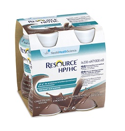 RESOURCE HP/HC CIOCCOLATO 4 BOTTIGLIE 200 ML - goldeneffe.it