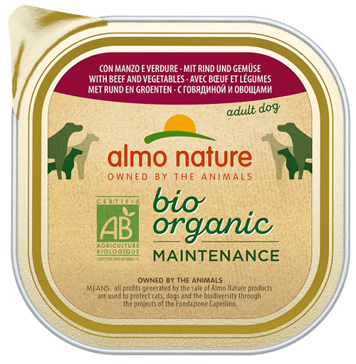 DAILY MENU BIO DOG MANZO E VERDURE 300 G - goldeneffe.it
