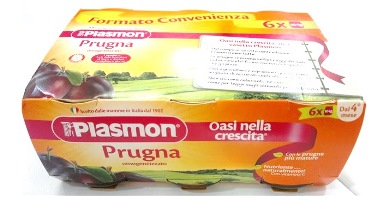 PLASMON OMOGENEIZZATO PRUGNA 6 X 104 G - goldeneffe.it