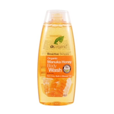 DR ORGANIC MANUKA HONEY MIELE DI MANUKA BODY WASH DETERGENTE CORPO 250 ML - goldeneffe.it