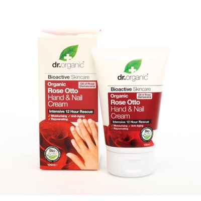 DR ORGANIC ROSE OTTO ROSA HAND NAIL CREAM CREMA MANI 125 ML - goldeneffe.it