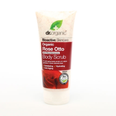 DR ORGANIC ROSE OTTO ROSA BODY SCRUB CORPO 200 ML - goldeneffe.it
