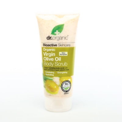 DR ORGANIC VIRGIN OLIVE OIL OLIO DI OLIVA BODY SCRUB CORPO 200 ML - goldeneffe.it