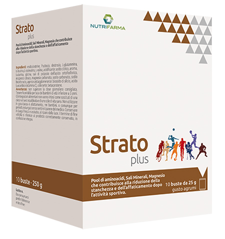STRATO PLUS 10 BUSTINE 25 G GUSTO AGRUMI - goldeneffe.it