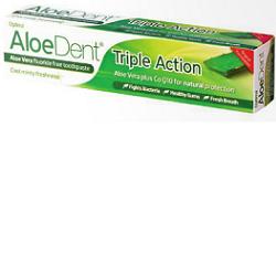 ALOEDENT DENTIFRICIO TRIPLA AZIONE CON ALOE VERA E COENZIMA Q10 100 ML - goldeneffe.it