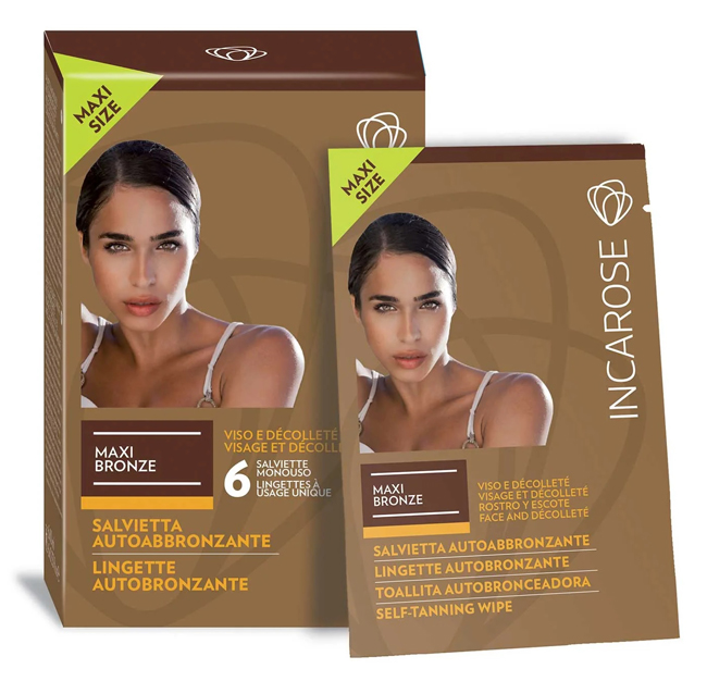 INCAROSE MAXI BRONZE 6 SALVIETTE VEG* - goldeneffe.it