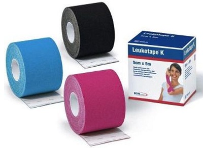 BENDA ADESIVA LEUKOTAPE K PER TAPING FISIOTERAPICO LARGHEZZA 5 CM LUNGHEZZA 5 M COLORE ROSA IN ROTOLO - goldeneffe.it