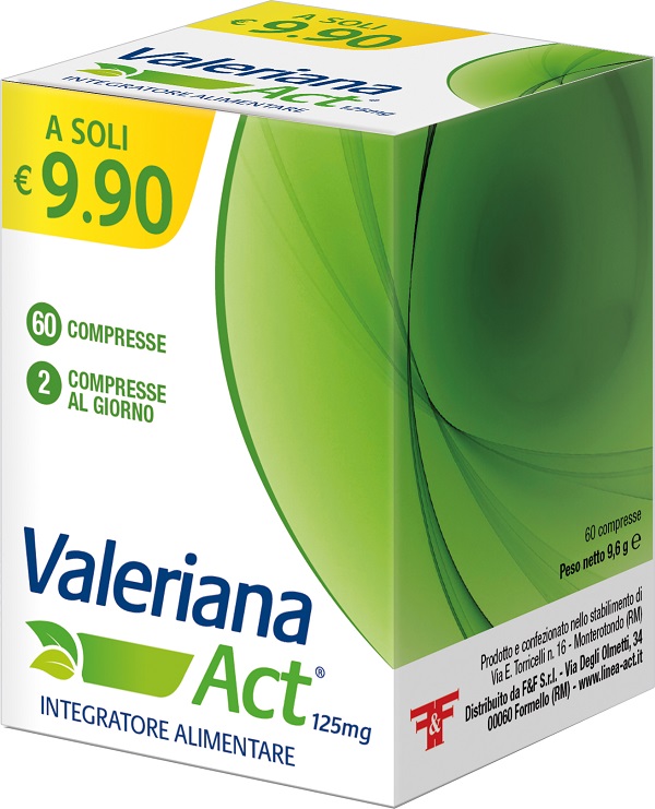 VALERIANA ACT 60 COMPRESSE - goldeneffe.it