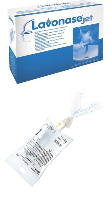 IRRIGATORE NASALE LAVONASE CON SOLUZIONE FISIOLOGICA 6 PEZZI - goldeneffe.it