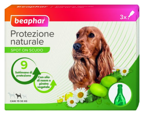 PROTEZIONE NAT SPOT ON CANE TM 3 PIPETTE DA 2 ML - goldeneffe.it