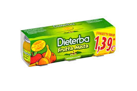 DIETERBA OMOGENEIZZATO FRUTTA MISTA 3 PEZZI 80 G - goldeneffe.it