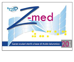 GARZA OCULARE Z MED MEDICATA CON ACIDO IALURONICO STERILE 20 BUSTE - goldeneffe.it