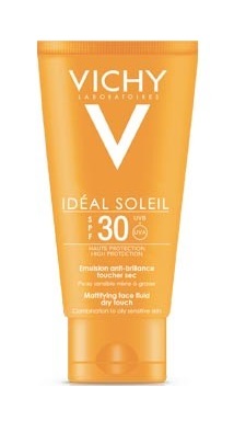 IDEAL SOLEIL VISO DRY TOUCH SPF30 50 ML - goldeneffe.it