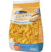 PIACERI MEDITERRANEI PASTA RISO FUSILLI 250 G - goldeneffe.it
