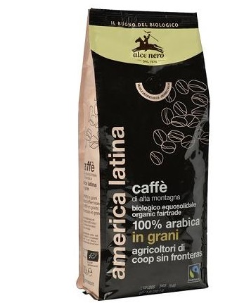 CAFFE' IN GRANI 100% ARABICA BIO FAIRTRADE 500 G - goldeneffe.it