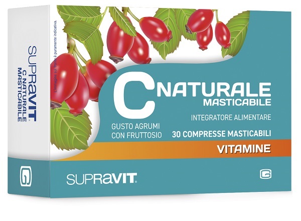 SUPRAVIT C NATURALE 30 COMPRESSE MASTICABILI - goldeneffe.it