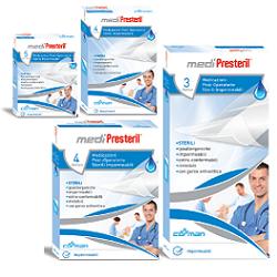 MEDICAZIONE POST OPERATORIA MEDIPRESTERIL IMPERMEABILE 7,5X10CM 4 PEZZI - goldeneffe.it