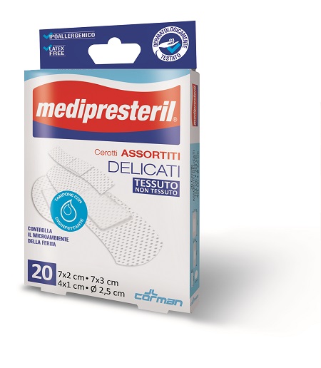 CEROTTO PER DITA MEDIPRESTERIL DELICATO TNT 7,5X5CM 6 PEZZI - goldeneffe.it